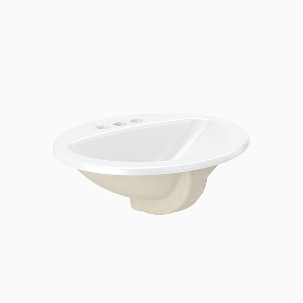 Sloan Bathroom Sinks Ss3002 Standard Drop-In Sink 4" C'Set 3873002